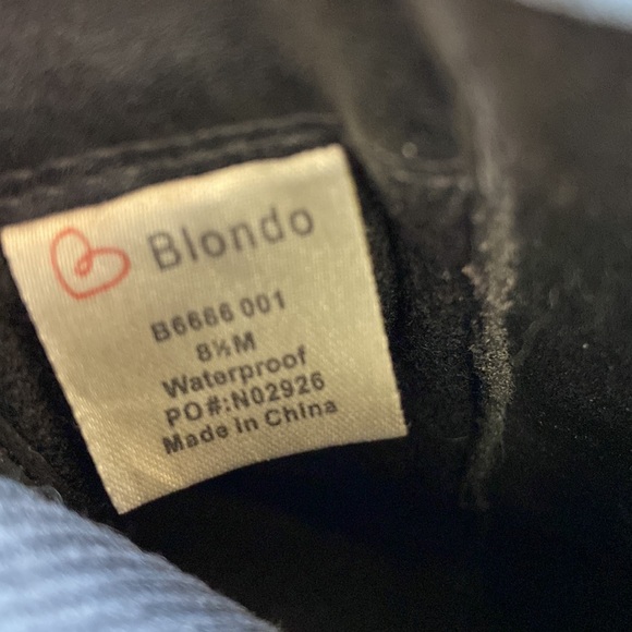 Blondo Women's 8.5 Waterproof Heeled Chunky Chelsea Ankle Boots Casual Classic - Picture 8 of 10